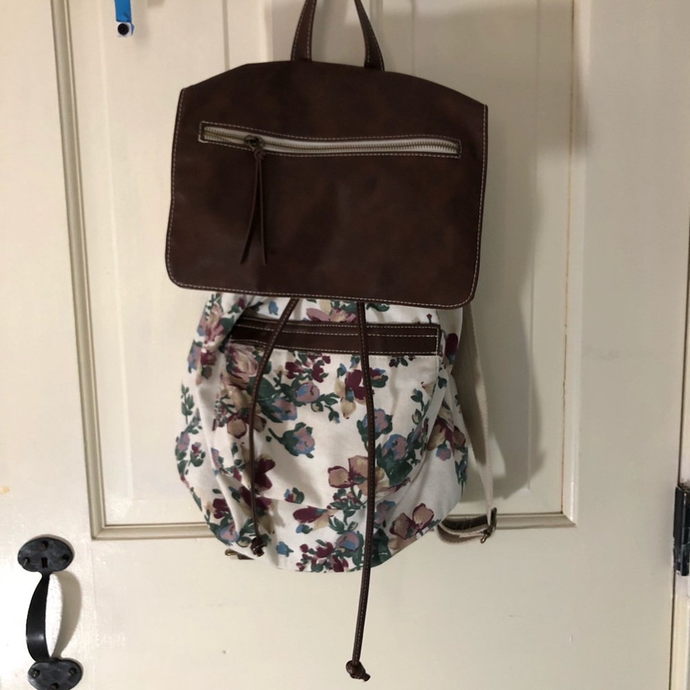 Floral backpack